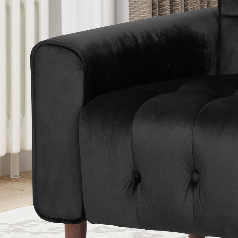 Merax Modern Arm Chair with Tufted Back
