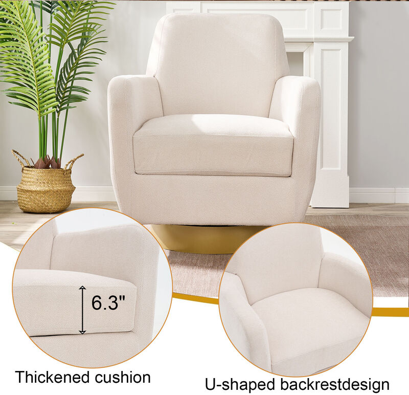 Merax 360 Degree Rotation Armchair  Accent Chair