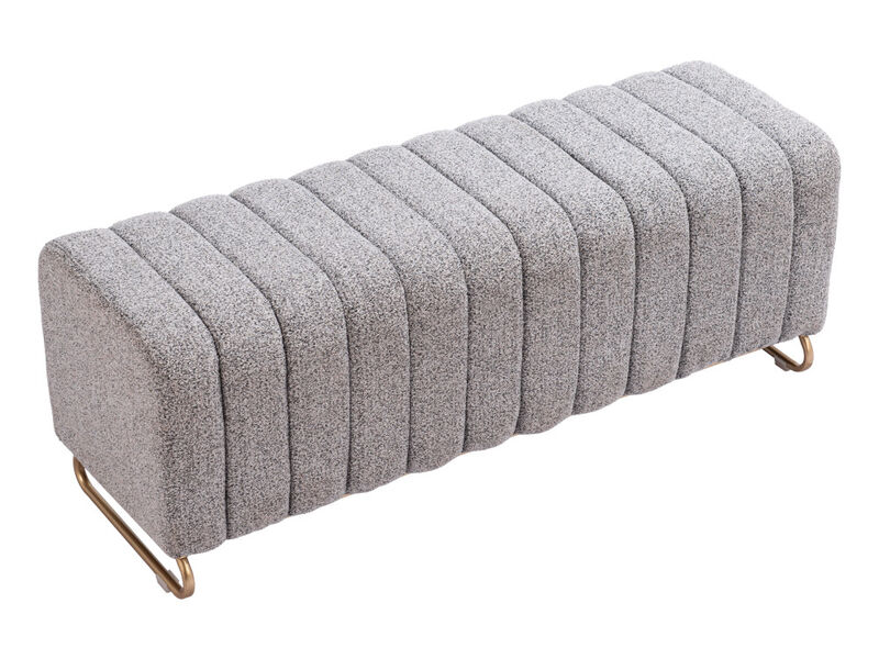 Pender Bench Stone Gray