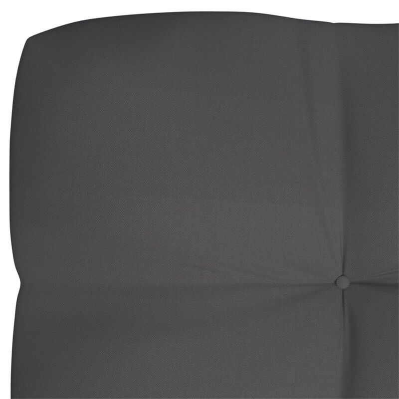 vidaXL Pallet Sofa Cushion Anthracite 47.2"x15.7"x4.7"
