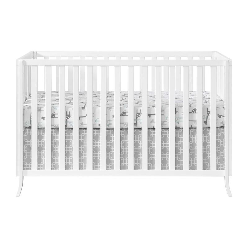 Oxford Baby Arlie 4 In 1 Convertible Crib White