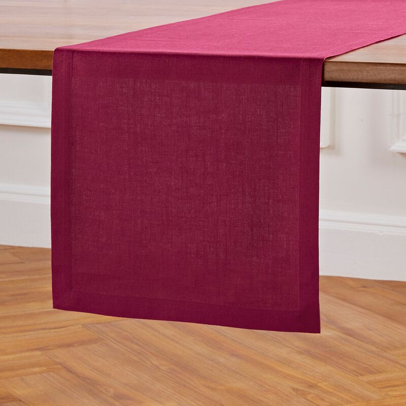 Solino Home 100% Pure Linen Table Runner | Diana