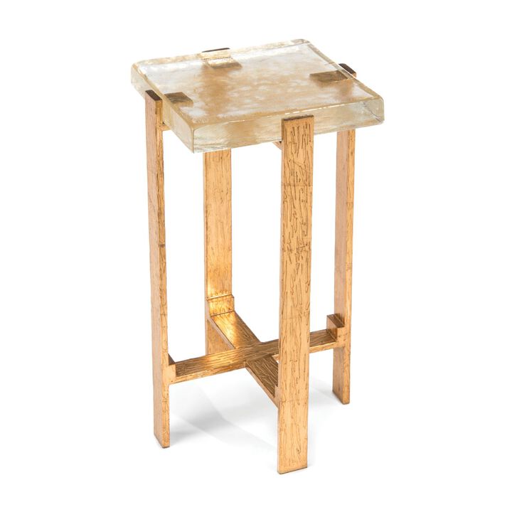 Gold-Dusted Martini Table