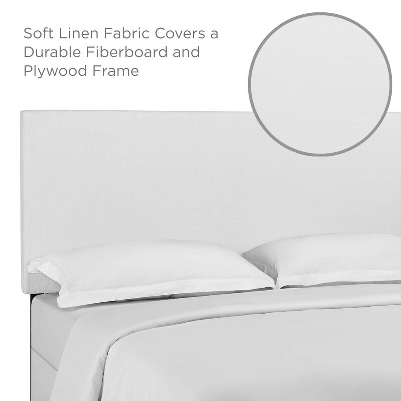 Modway - Taylor King and California King Upholstered Linen Fabric Headboard