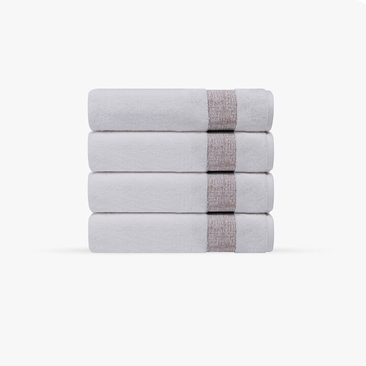 Pera 4 pcs Turkish Wash Towels Set