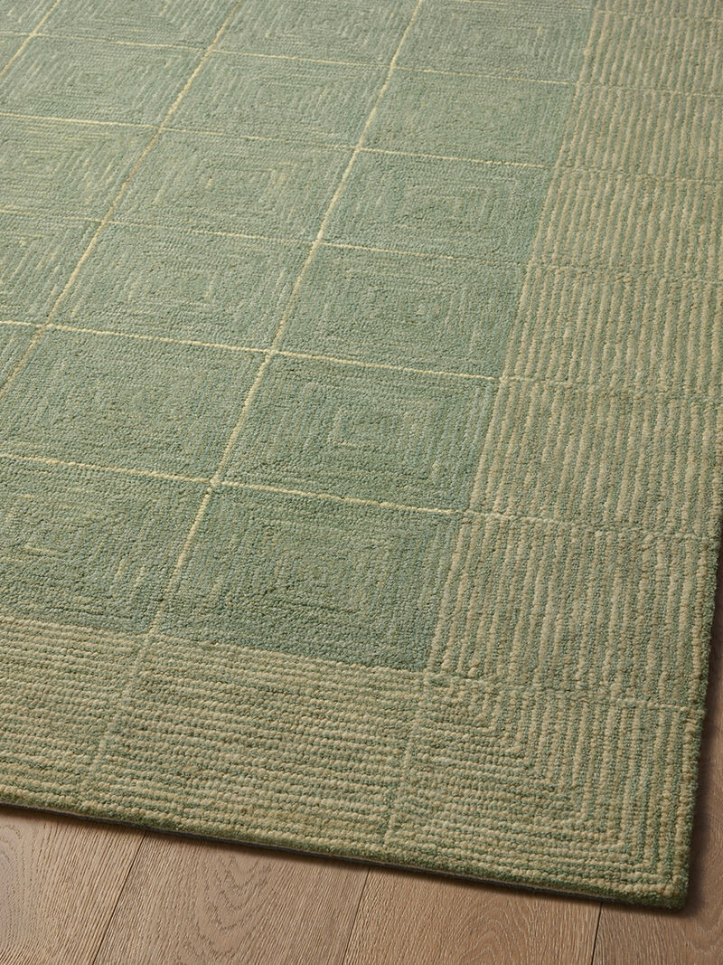 Francis FRA02 Green/Natural 7'9" x 9'9" Rug