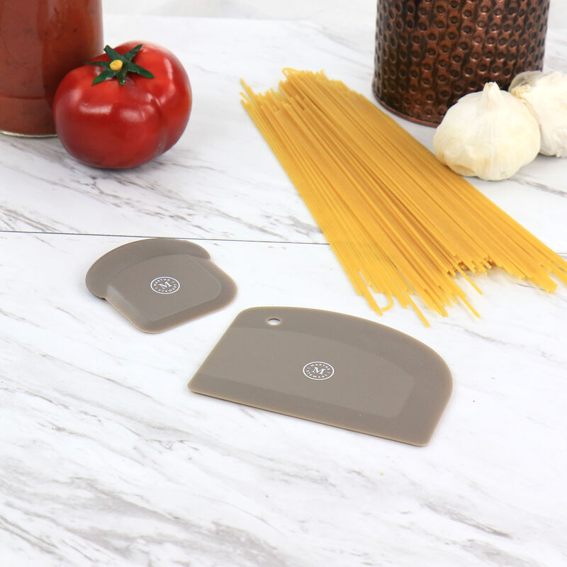 Martha Stewart Flexible Polymer Scraper Set in Dark Taupe