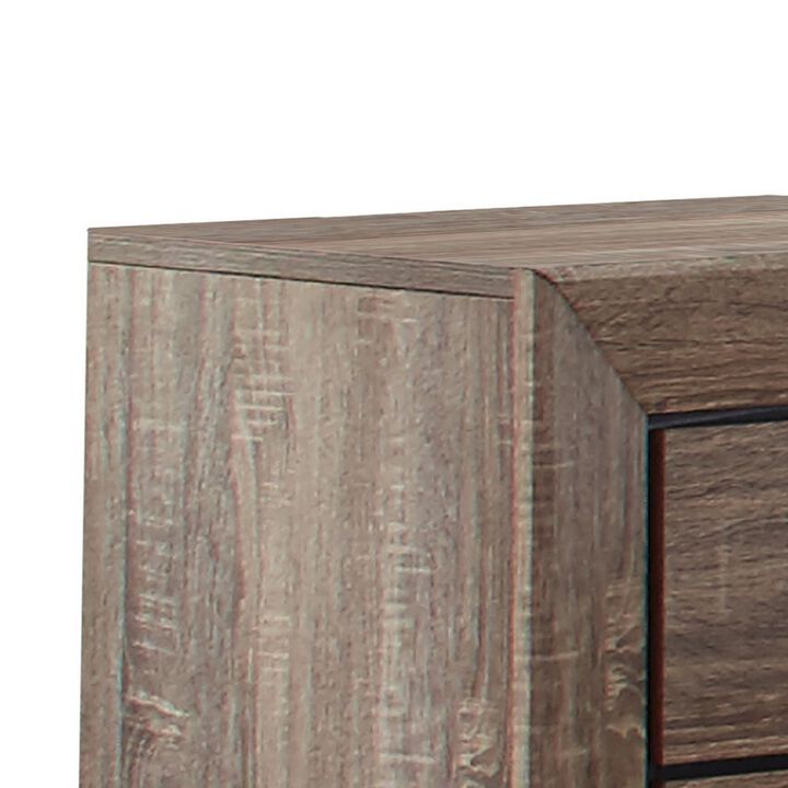 Coaster Home Furnishings Kauffman 2-Drawer Nightstand, Washed Taupe