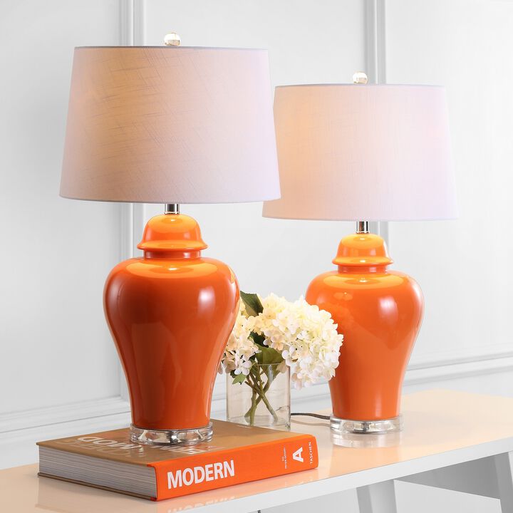 Winnie Ceramic Urn LED Table Lamp (Set of 2)