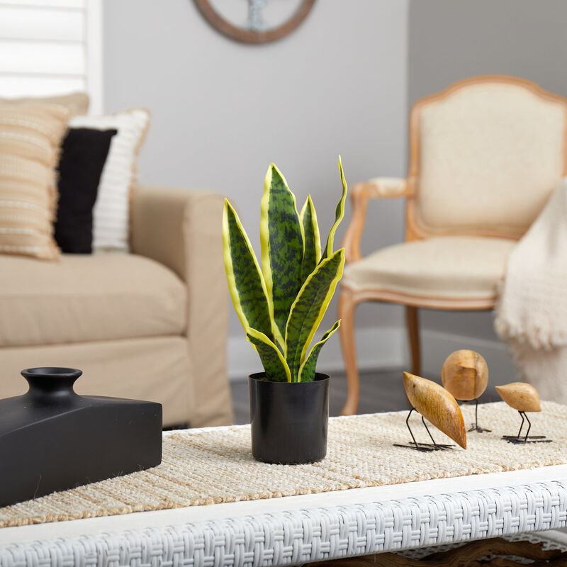 Hivvago 14" Sansevieria Artificial Plant