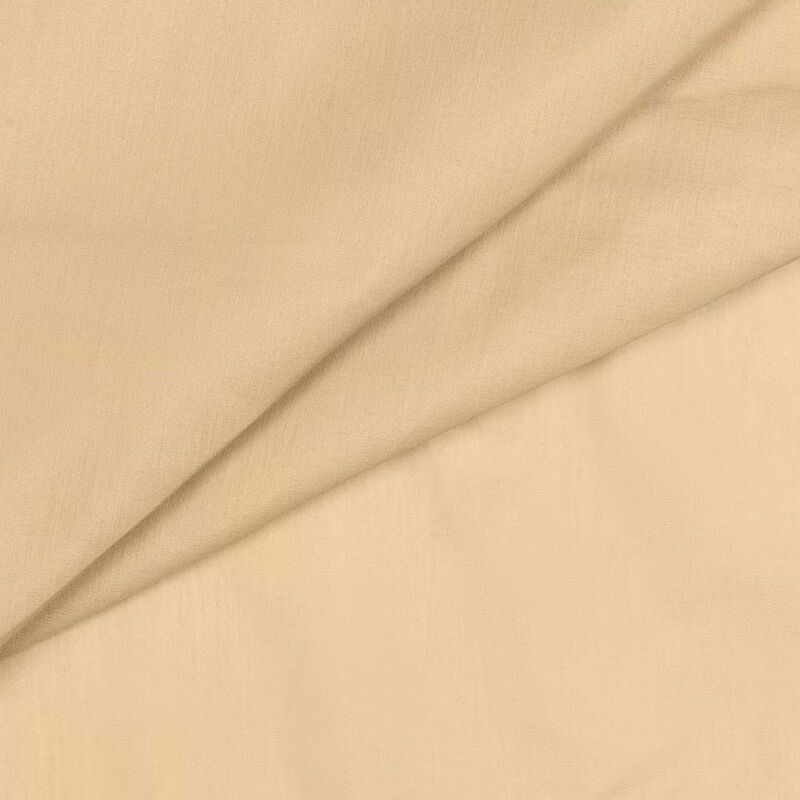 Ellis Stacey Solid Color Window 3" Rod Pocket High Quality Fabric Lined Swag Set Filler Valance 42"x13" Almond