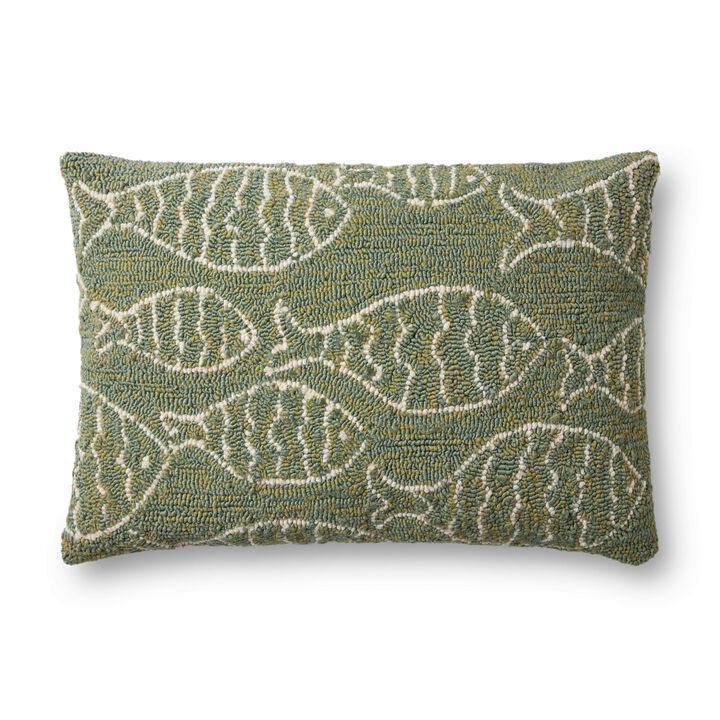 P0908 Green 16"x26" Down Pillow