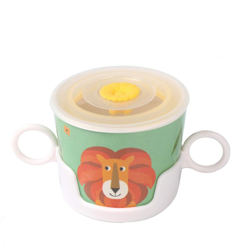 7-Piece Bamboo Kids Dinnerware – BPA-Free, Dishwasher Safe