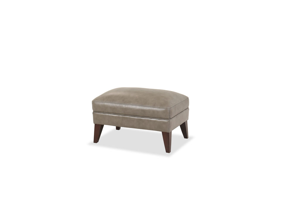 Manhattan Ottoman in Gray