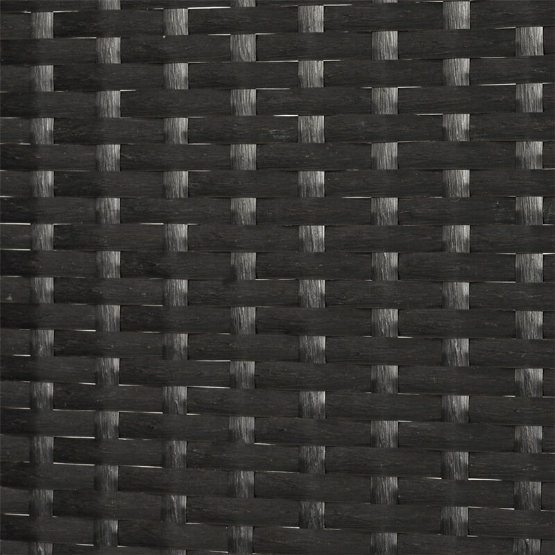 Legacy Decor 3 Panels Patio Outdoor Privacy Screen Room Divider Partition Brown Resin Wicker Weather Resistant