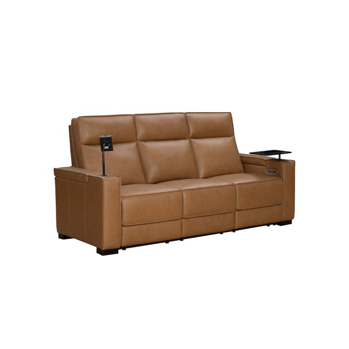 Barcalounger Odessey Power Reclining Sofa w/Power Head Rests, Power Lumbar, Heat & Massage
