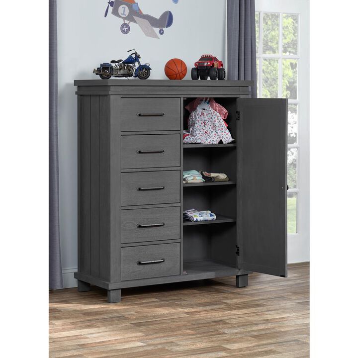 Soho Baby Hampton Chifferobe/Chest Canyon Gray