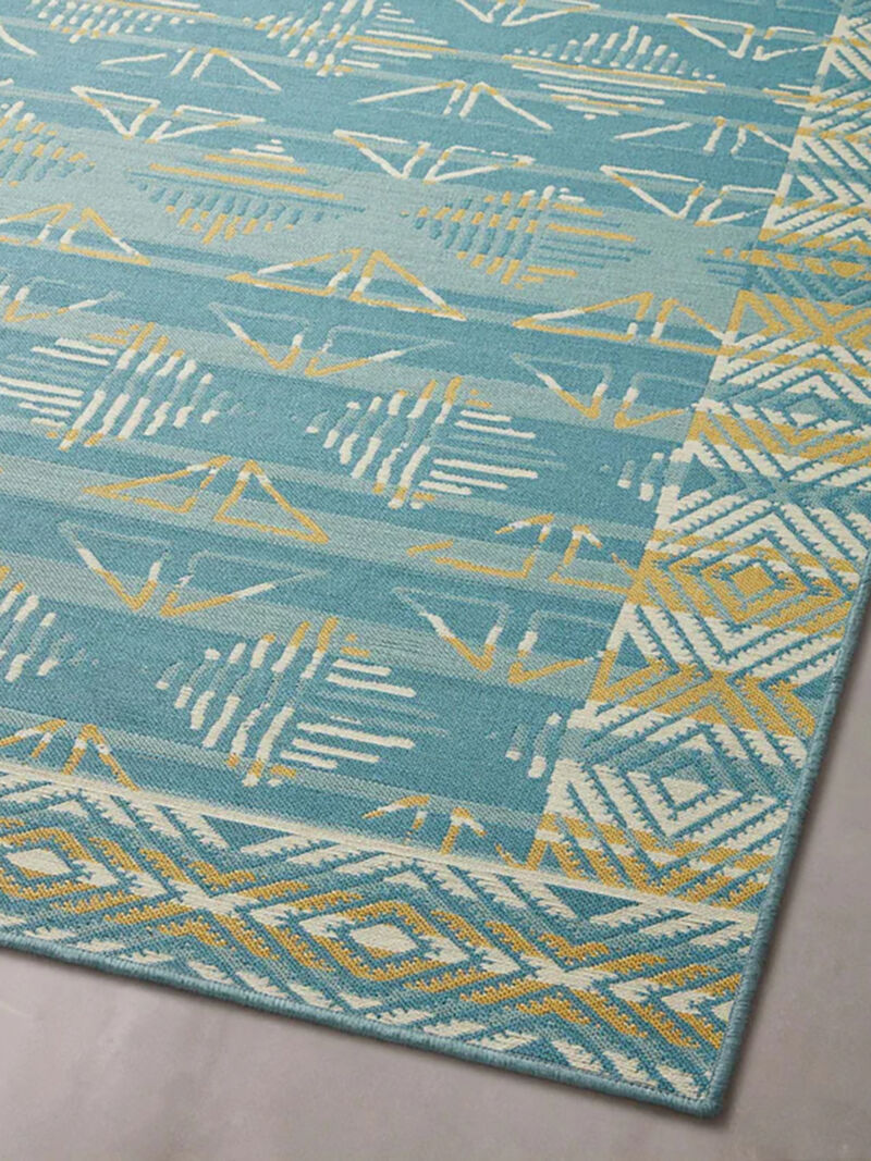 Ari ARI01 Ocean/Gold 7'9" x 9'9" Rug