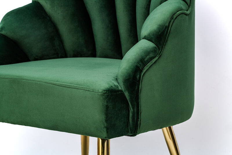 Design Lounge Chair with Metal Legs