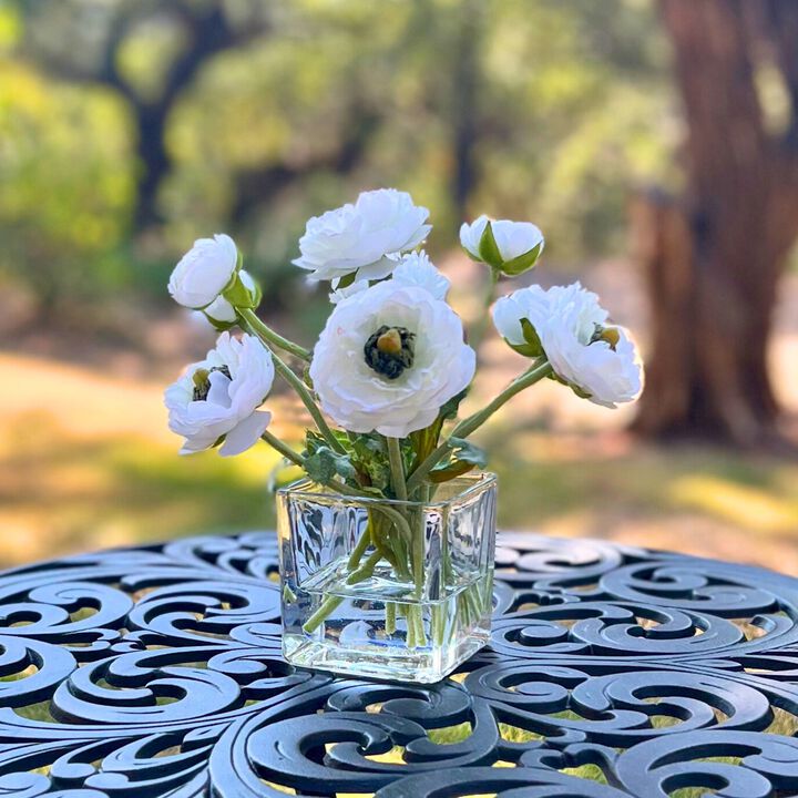 Ranunculus Silk Flowers in Vase