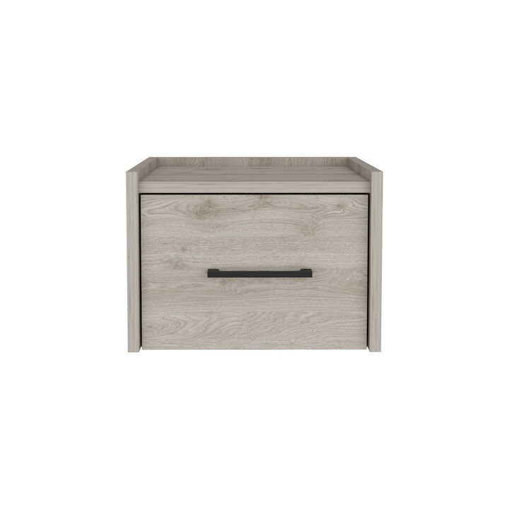 Streamdale Floating Nightstand Calion, Bedroom, Light Gray
