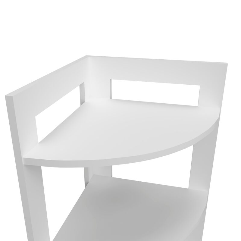 Corner Table Sharon, Living Room, White
