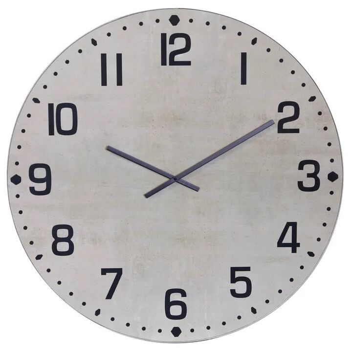 Matte White Wall Clock