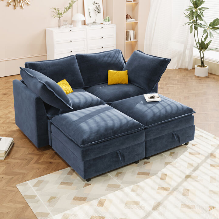 Merax Free Combination Modular Sofa with Storage