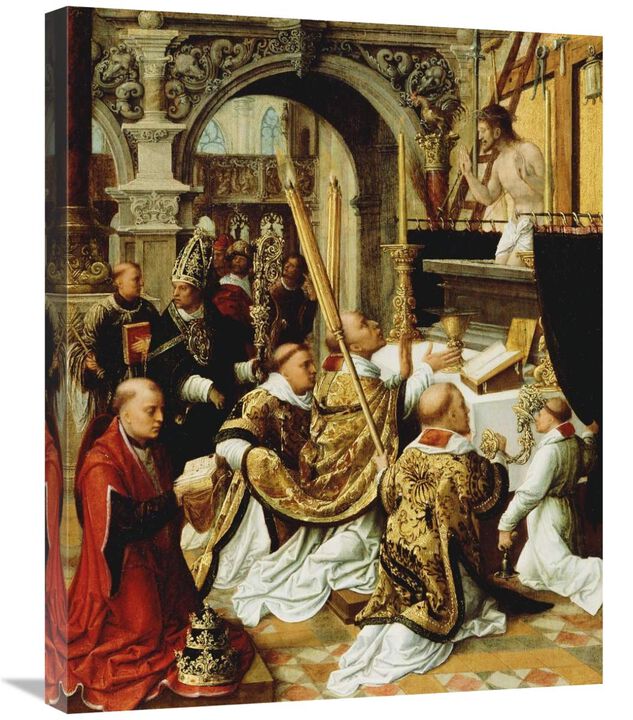 The Mass of Saint Gregory the Great-Canvas Art-22x28