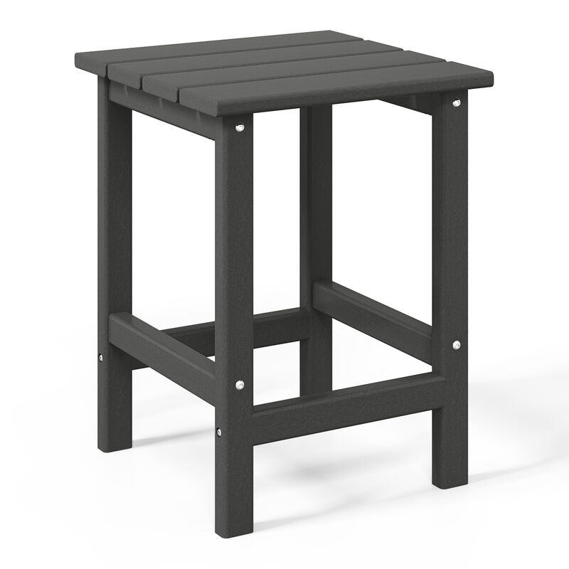 WestinTrends Westintrends 14" square outdoor Side table for Adirondack chair
