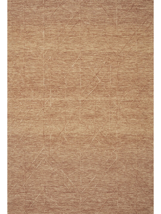 Sarah SAR04 Terracotta 3'6" x 5'6" Rug
