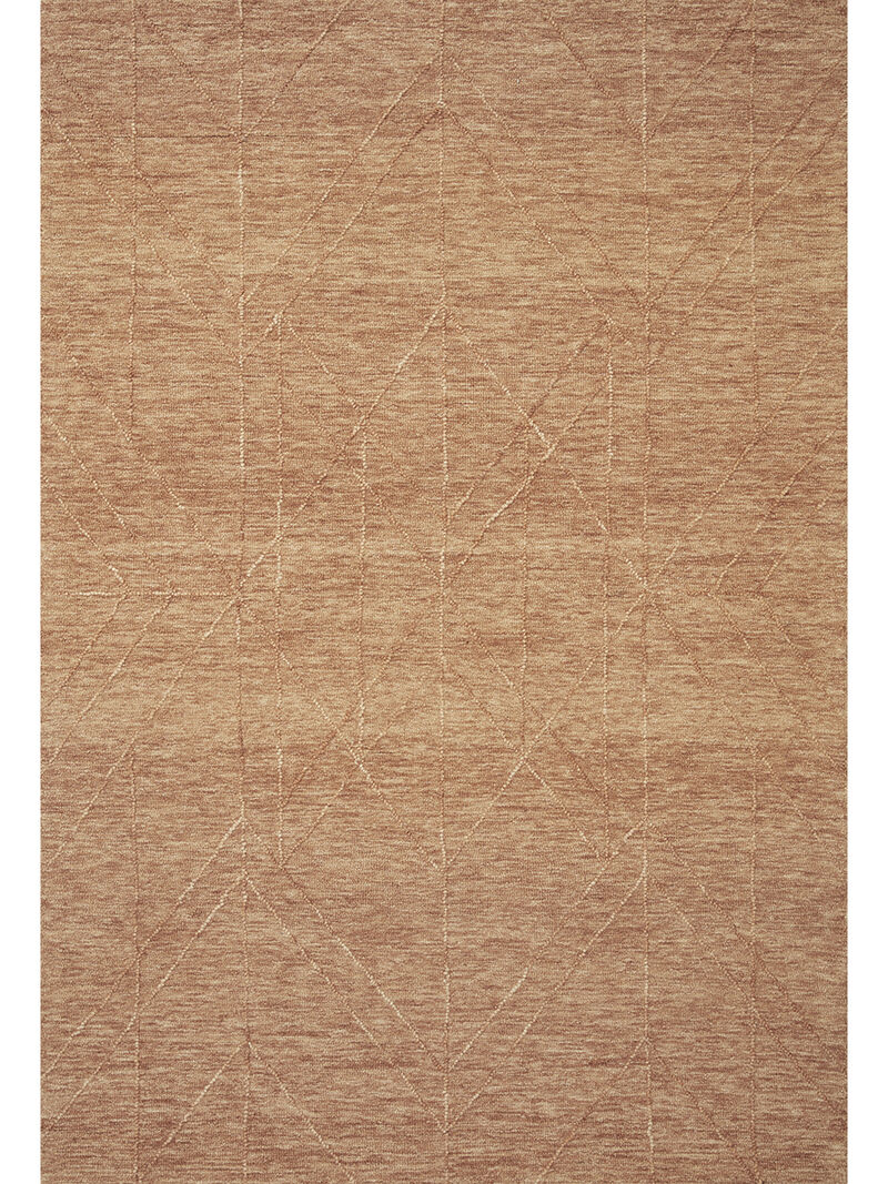 Sarah SAR04 Terracotta 3'6" x 5'6" Rug