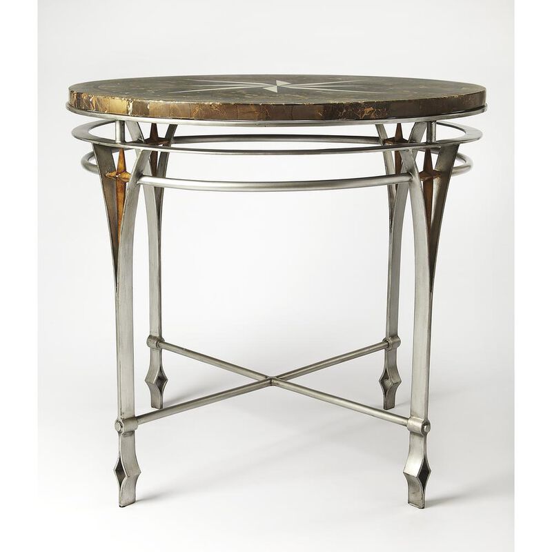 Fossil Stone Foyer Table, Belen Kox