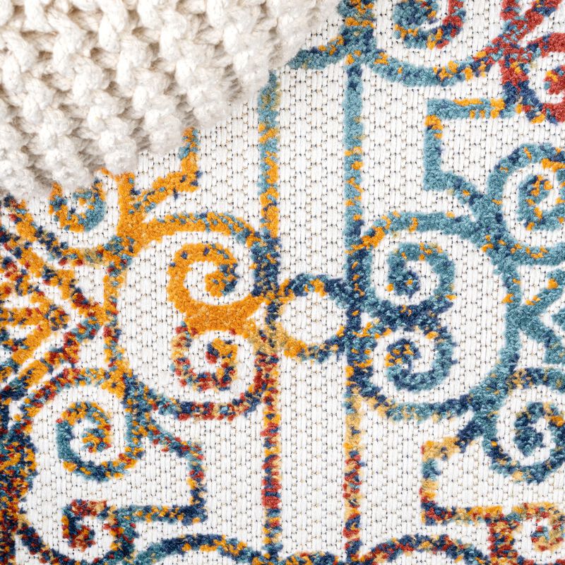 Cetara Ornate Trellis Indoor/Outdoor Area Rug