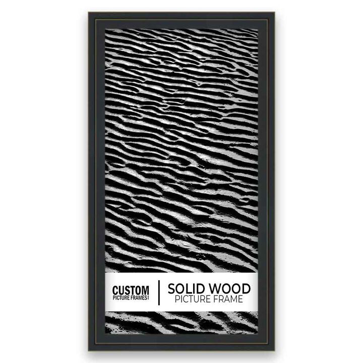Black with Gold Panoramic Picture Frame