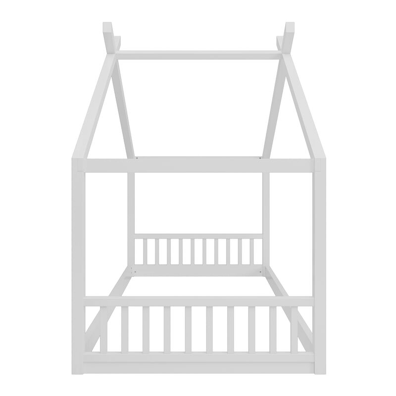 Merax Montessori Style House Floor Bed
