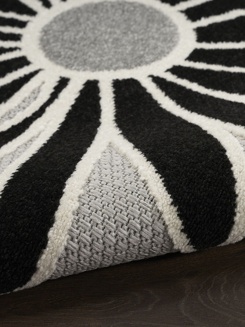 Aloha ALH33 Black/White 9' x 12' Rug