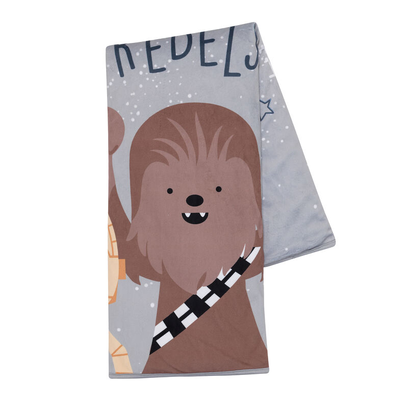 Lambs & Ivy Star Wars Rebels Baby Blanket - Gray