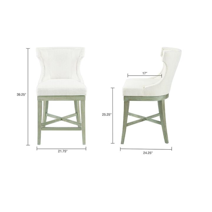 Belen Kox The Swivel Wingback Counter Stool, Belen Kox