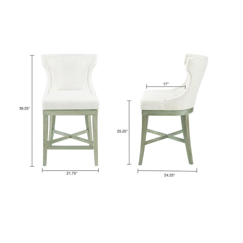 Belen Kox The Swivel Wingback Counter Stool, Belen Kox