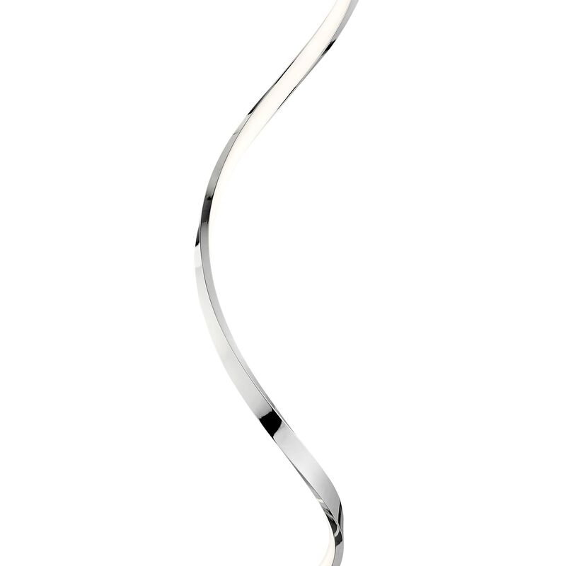 Modern Spiral Floor Lamp Metal Dimmable Integrated LED