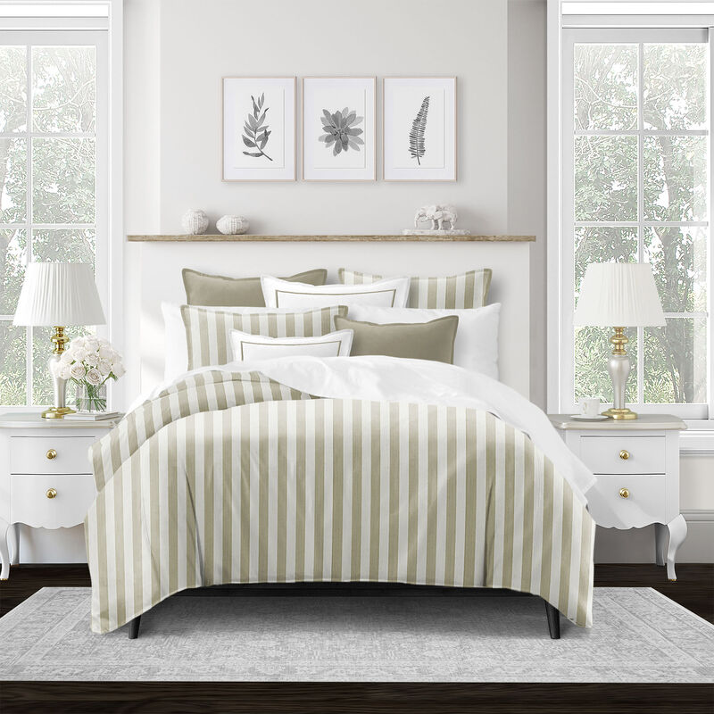 6ix Tailors Fine Linens Wave Runner Sand Coverlet Set