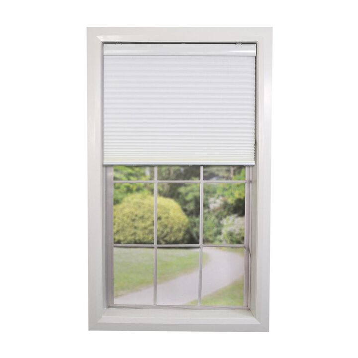 Versailles Home Fashions Cordless Honeycomb Insulating All Season Light Filtering Cellular Window Shade 48" X 72" White