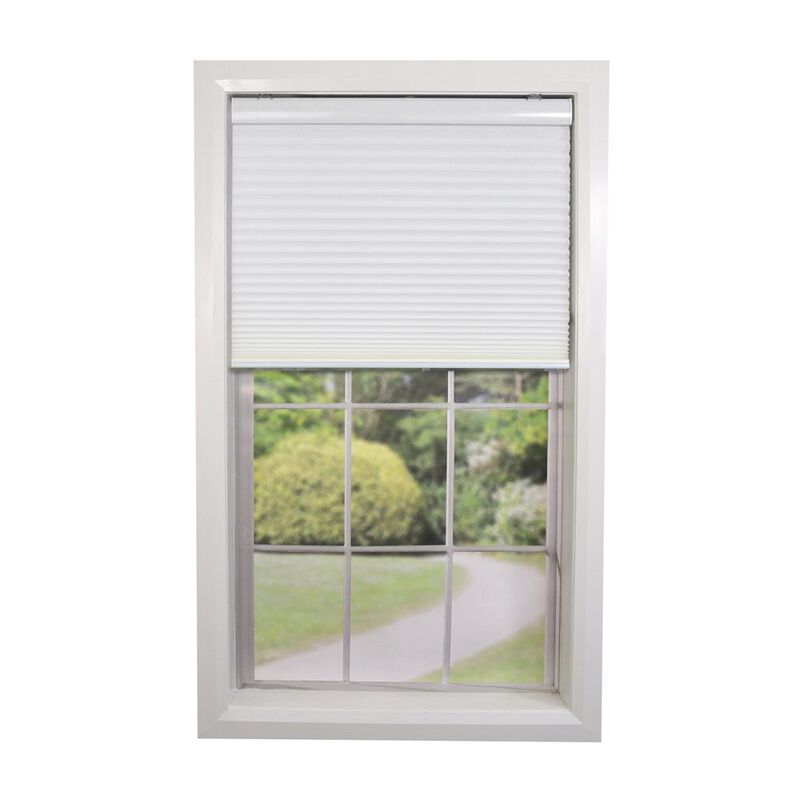 Versailles Home Fashions Cordless Honeycomb Insulating All Season Light Filtering Cellular Window Shade 48" X 72" White
