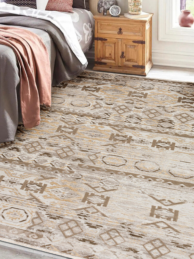 Izmir IZ3 Flax 3'3" x 5'3" Rug