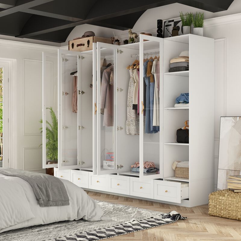 Modular Closet System Wardrobe Units Armoires Home Organization