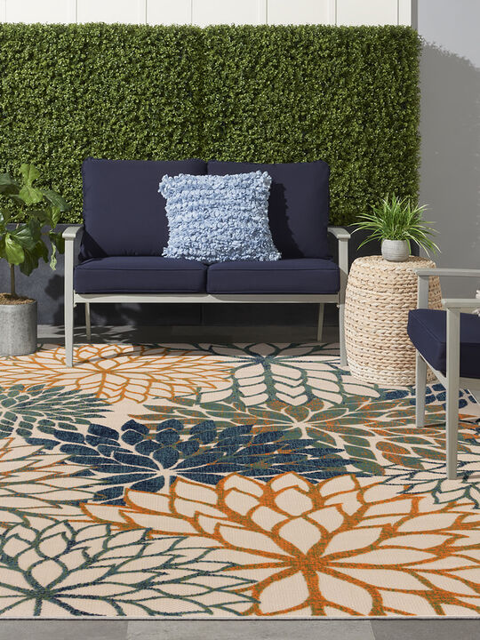 Aloha ALH05 Blue/Green 10' x 14' Rug