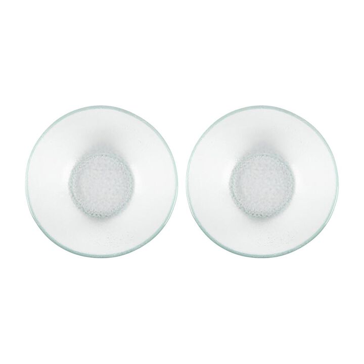 Glass Dinnerware dia.7" h:2" 16 oz. Round Clear Glass Bowl (Set of 2)