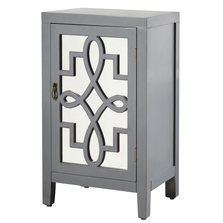 Soft Gray Side Table