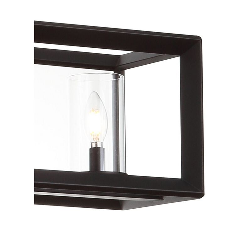 Anna Linear Metal/Glass LED Pendant